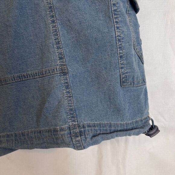 Style & Co Y2K Cargo Retro Long Shorts Size 16 Streetwear Casual 11" Inseam - Picture 8 of 9